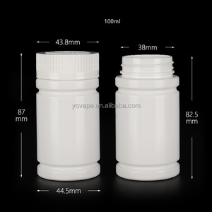 Thiết kế độc đáo tre khớp hình dạng bổ sung 30ml 60ml 100ml 120ml 150ml 2oz 4 oz HDPE trẻ em bằng chứng vitamin Y Trắng chai - Product Image 4