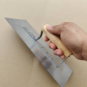 Lame en bois carrée en acier inoxydable de qualité industrielle de 27cm pour la maçonnerie et le plâtrage. - Product Image 2