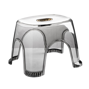 Transparent Plastic <b>Stool</b> Minimalist Design Thickened Durable Home Living Room Furniture Round <b>Seat</b> Childrens Shoe Changing - Product Image 5