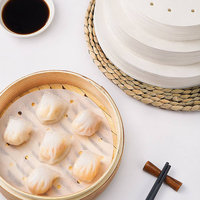 Papiers de cuisson ronds perforés sur mesure de 9 pouces, jetables pour friteuse à air et dim sum, livraison directe