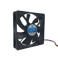 Ventilateur 12 V 120 mm Ventilateur de refroidissement CPU TOPFAN Boîtier d'ordinateur 2 broches/4 broches PWM 12 V CC Débit d'air élevé Faible bruit Ventilateur axial