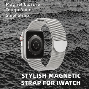 Dernier Bracelet Magnétique de Luxe Élégant pour <span class=keywords><strong>Apple</strong></span> <span class=keywords><strong>Watch</strong></span> 44mm 46mm 45mm 49mm, Boucle en Acier Inoxydable pour Série Ultra SE 8 <span class=keywords><strong>7</strong></span> - Product Image 3