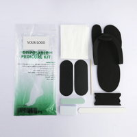 Kit de manucure et pédicure, jetable, 25 pièces, 10, 13, 18 outils, ensemble de lime à ongles