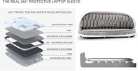 Housse étanche et antichoc pour ordinateur portable Apple MacBook Air 13 M1/M2 et MacBook Pro 14 /16 coque d'ordinateur