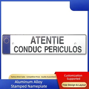 Marco para Placa de Matrícula, Placa de Matrícula/Señalización de Aleación de Aluminio Directo de Fábrica con Estampado en Relieve e Impresión - Product Image 2