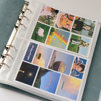 Vente en gros usine – Album photo personnalisé en cuir PU grande capacité, design simple, style à insertion, pour photos de 3/4/5/6 pouces – LEADER