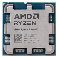 Processeur de bureau AMD Ryzen5 9600X 6 cœurs 3,9 GHz Socket AM5 avec cache L3 de 30 Mo