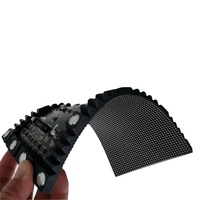 Écran LED cylindrique flexible d'intérieur 4K, affichage unique, colonne, écran publicitaire incurvé personnalisé pour pilier, mur LED circulaire