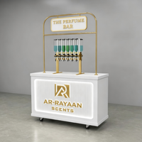 Vitrine à parfums détachable sur mesure |   Bar à parfums mobile et design de petit kiosque |   Comptoir de vente au détail modulaire pour les boutiques de parfums