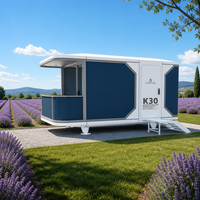Cabine modulaire en forme de capsule, hôtel préfabriqué, maison conteneur, panneau sandwich imperméable