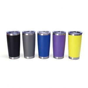 En stock – Gobelet isotherme en acier inoxydable de 20 oz avec couvercle, logo personnalisé, vente en gros pour cadeaux d'entreprise et événements - Product Image 1