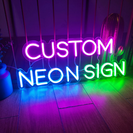 Custom Neon Sign Personalized Text Logo Names Customized LED Neon Signs for Wall Decor