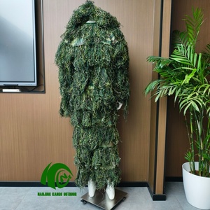 Combinaison de camouflage 3D Ghillie <span class=keywords><strong>pour</strong></span> la <span class=keywords><strong>chasse</strong></span>, tactique et <span class=keywords><strong>d</strong></span>'extérieur, comprenant veste, pantalon, capuche et sac de transport <span class=keywords><strong>pour</strong></span> forêt, bois et <span class=keywords><strong>d</strong></span>ésert - Product Image 5