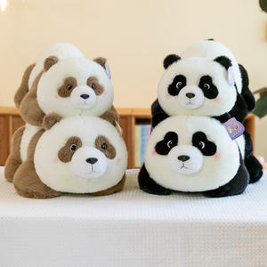 CHENXI - Peluches de Panda Personalizados de 8 Pulgadas, Color Negro y Marrón, Regalo para Fiestas, Peluches Kawaii - Product Image 4