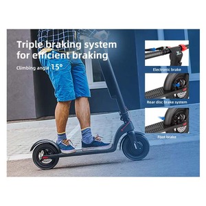 <span class=keywords><strong>X8</strong></span> <span class=keywords><strong>Scooter</strong></span> Eléctrico Plegable de 32 km/h y 350 W, Batería Extraíble de 10 Ah, Autonomía de 35-45 km, Neumático de 10 Pulgadas, <span class=keywords><strong>Scooter</strong></span> Eléctrico para Adultos - Product Image 3