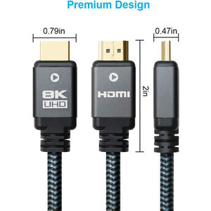 Câble <span class=keywords><strong>HDMI</strong></span> 2.1 <span class=keywords><strong>Premium</strong></span> 8K pour PS5, <span class=keywords><strong>certifié</strong></span> ultra haute vitesse, actif, 2 mètres, 60 Hz - Product Image 3