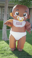 Mascotte gonflable personnalisée pour événements festifs, poupée gonflable de dessin animé pour la promotion de l'inauguration et l'affichage publicitaire