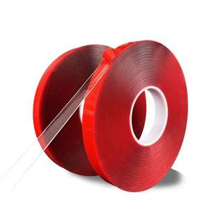 Adhésif de montage de doublure rouge de ruban acrylique double face transparent <span class=keywords><strong>super</strong></span> mince pour enseignes et bandes de LED - Product Image 2