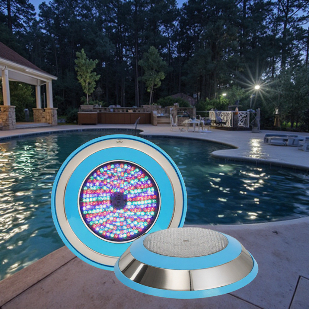Rgb 12v Stainless Steel Swimming Pool Decoration Underwater Light for Swimming Pool Commercial & Family Use