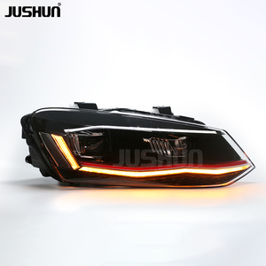 Phares modifiés <span class=keywords><strong>de</strong></span> haute qualité JUSHUN pour VOLKSWAGEN <span class=keywords><strong>POLO</strong></span> 2011-2018 Ensemble <span class=keywords><strong>de</strong></span> phares à LED <span class=keywords><strong>Feux</strong></span> diurnes - Product Image 2