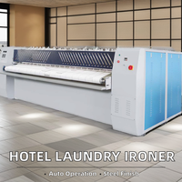 Machine à repasser automatique multifonction pour draps d'hôtel, repasseuse à rouleaux industrielle, équipement de blanchisserie commercial en vente