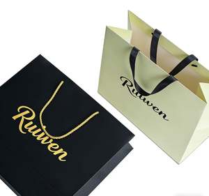 Sacs en papier de luxe colorés, logo imprimé personnalisé, sacs cadeaux personnalisés avec votre propre logo - Product Image 6