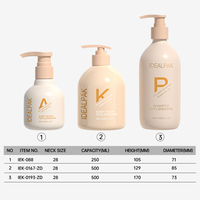 Bouteille de shampoing liquide pour animaux de compagnie en plastique moderne et écologique, avec pompe, pour crème pour le visage, lotion, emballage avec impression à l'écran