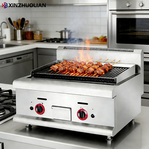 Equipo <span class=keywords><strong>de</strong></span> Cocina Comercial, Parrilla <span class=keywords><strong>de</strong></span> <span class=keywords><strong>Gas</strong></span> <span class=keywords><strong>de</strong></span> Acero Inoxidable <span class=keywords><strong>de</strong></span> Alta Resistencia con 4 Quemadores, para Hoteles y Restaurantes, Funciona con GLP/GN - Product Image 2