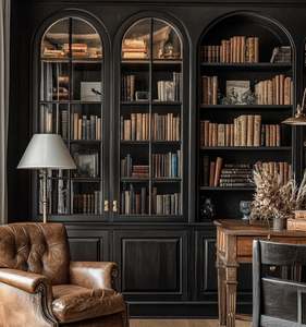 Villa Living Room Showcase Design <b>Wood</b> Living Room Furniture Showcase Apartments & Hotels <b>Cabinet</b> Living Room Wall Showcase - Product Image 2