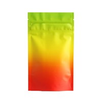 Sacs cadeaux personnalisés imprimés pour aliments, avec fermeture éclair, résistants à l'humidité, avec fenêtre transparente en PET/PA/AL/CPP, sérigraphiés, pour chewing-gum