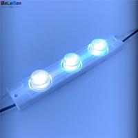 AC 110V 120V 220V 240V 3leds 6W caja de luz de un solo lado doble módulo de luz de borde de inyección para caja de luz grande