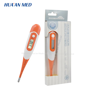 10 Sekunden Schnellmessung Preiswertes Wasserdichtes Flexibles Erwachsenen- und Baby-Digitalthermometer für Orale, Rektale und Axillare Fiebermessung - Product Image 2