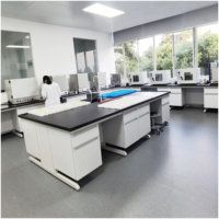 Mobilier de laboratoire médical moderne certifié CE SCEELAB, durable, garantie 5 ans, avec conception de plan de laboratoire gratuite