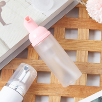 Botol busa pink Bening, botol plastik pembersih tangan 30/50/60/70/80/100ml