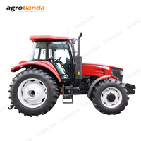 Tracteur agricole 4x4 de 160 CV avec cabine complète, machines agricoles