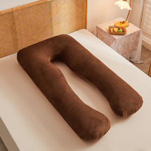 Oreiller d'allaitement en forme de U de haute qualité Offre Spéciale pour les femmes enceintes soutien de sommeil de <span class=keywords><strong>maternité</strong></span> doux pendant la grossesse nouveau Style <span class=keywords><strong>pas</strong></span> <span class=keywords><strong>cher</strong></span> - Product Image 4