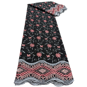 NI.<span class=keywords><strong>AI</strong></span> Luxo Novo Design Cor Azul Escuro Swiss Voile Lace Strass Tecido De Renda De Algodão Tecido De Renda Seca Africana - Product Image 4