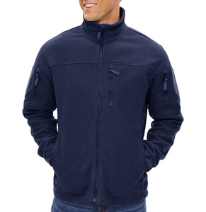 Vente en gros d'uniformes d'entreprise en polyester avec fermeture éclair pour l'extérieur avec logo Veste <span class=keywords><strong>Polair</strong></span> à fermeture éclair complète pour hommes Custom Tech Micro Polar Fleece Jacket pour hommes - Product Image 5