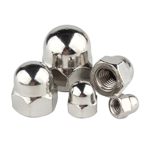 M10 M12 ASTM A193 A914 B8 B8M B8T ASTM A453 GR660 A286 18-8 Tuerca hexagonal de acero inoxidable Tuerca de tapa abovedada <span class=keywords><strong>Acron</strong></span> DIN1587 - Product Image 2