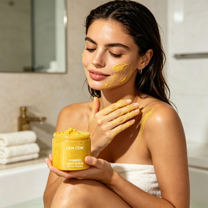 Exfoliante Corporal de Cúrcuma con Partículas de Azúcar Natural, Exfoliación Suave, No Daña la Piel, Ilumina las Zonas Oscuras del Cuerpo - Product Image 2
