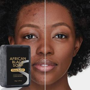 Jabón Negro Africano Hecho a Mano para Cuerpo y Rostro, 100g, Hidratante y Nutritivo, Venta al Por Mayor de Fábrica - Product Image 6