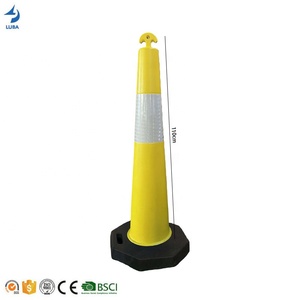 Hot Sale Reflective PE <strong>Plastic</strong> <strong>Traffic</strong> Delineator Post Road Safety Cone Parking Guide Marker <strong>Traffic</strong> Warning Product - Product Image 3