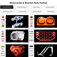 Guardabarros CNC personalizados para motocicleta, pedales de freno, brazo de suspensión, tubos de horquilla, controles manuales y deslizadores de barra de choque de palanquilla