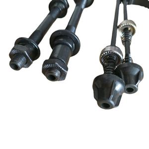 Hollow Axle Mountain Bike Quick Release Set Steel Front Disc Brake Axle With Cover For <b>Bicycle</b> <b>Hubs</b> - Product Image 2