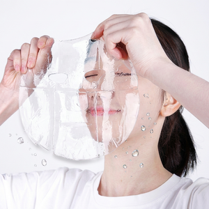 Meerwasser Bio-Kollagen Gesichtsmasken-Tuch Hydrogel Feuchtigkeitsspendend Aufhellend Straffend mit Algenextrakt Hyaluronsäure Vitamin C OEM - Product Image 1