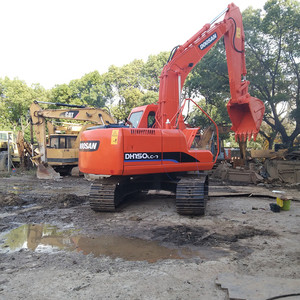 Excavadora usada Doosan DH150-7, excavadora hidráulica de ruedas de 15 toneladas en venta - Product Image 6