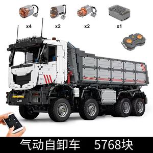 Mold <span class=keywords><strong>king</strong></span> 19013 modello di auto con motore MOC-5287 App autocarro con cassone ribaltabile pneumatico motorizzato giocattoli educativi per bambini regalo - Product Image 6