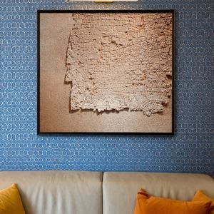 Peinture sur toile texturée faite à la main, art mural abstrait Wabi Sabi, nature morte, encadrée, design d'intérieur de luxe, décoration d'hôtel, décoration de maison - Product Image 6