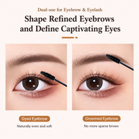 50Pcs Per Bag Sikat Bulu Mata Gagang Kristal Sisir Alis Spiral Alat Ekstensi Bulu Mata Kuas Makeup untuk Salon Rumah Tangga