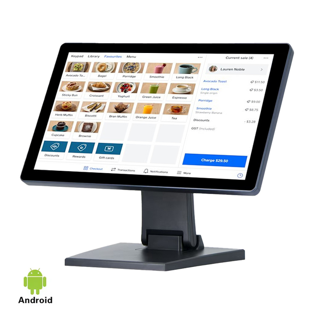 15.6Inch All-In-One Pos Pc Rulosu Caisse Enregistreuse Inventory Management Shop Sale Cash Register System Barcode Scanner